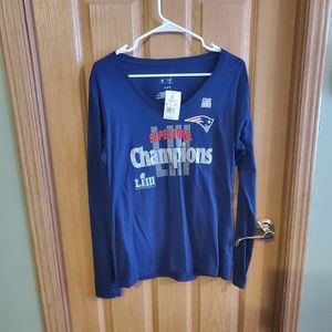 New England patriots long sleeve womens shirt